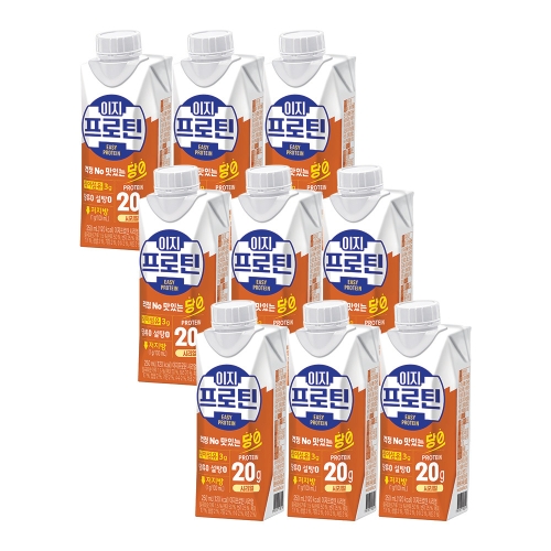 파스퇴르 이지프로틴 당제로 시리얼 250ml (9개)_이미지