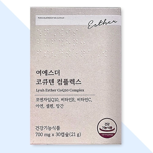 에스더포뮬러 닥터에스더 여에스더 코큐텐 컴플렉스 30캡슐 (1개)
