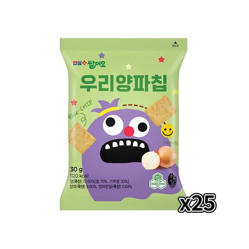 청원생명농협 쌀이요 우리양파칩 30g (25개)_이미지