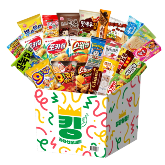 스낵24 인기스낵 킹갓성비2 과자선물세트 25개입