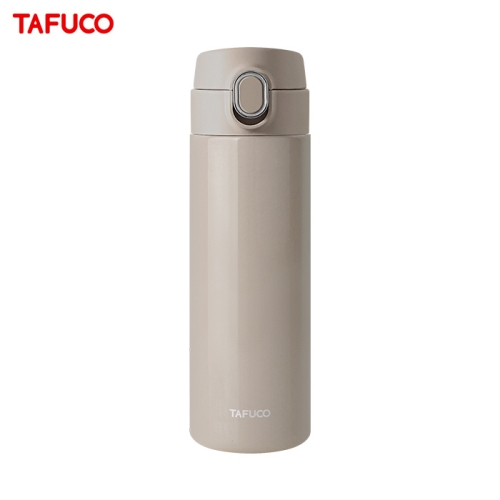 타푸코 원터치 스텐레스 텀블러 코코아 450ml_이미지