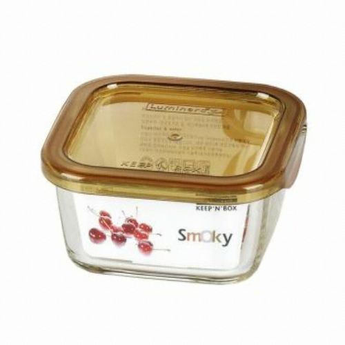 루미낙 킵앤박스 스모키 정사각 소 380ml (1개)_이미지
