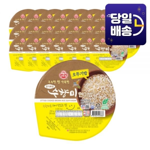 오뚜기 수향미 현미밥 210g (24개)_이미지
