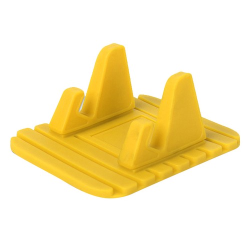 블럭마트 논슬립 실리콘 차량용 대시보드 스마트폰 거치대 (4개)_이미지