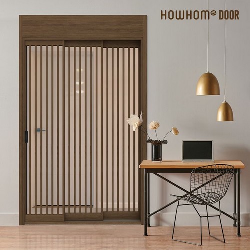 노루페인트 하우홈 오리엔탈 간살 3연동 중문 (~1.5m)_이미지