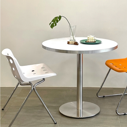 포커스인 유니티 호마이카 원형 식탁 600 (의자별도)_이미지