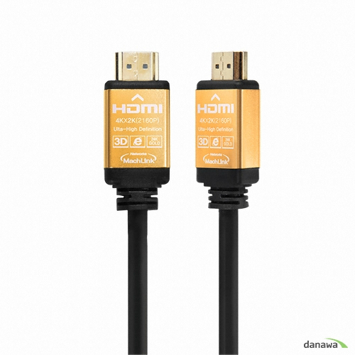 마하링크 Ultra HDMI Ver2.0 골드 케이블 (ML-H2H100, 10m)_이미지