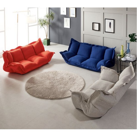 스코나 로니아 패브릭 좌식 소파베드 3인용