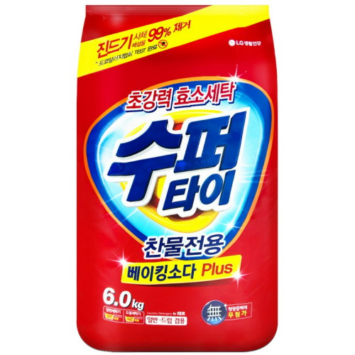 수퍼타이 찬물전용 베이킹소다 플러스 6kg (3개)_이미지