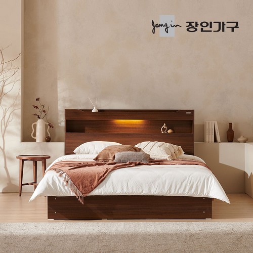 흙담은 톤즈 수납 LED흙침대 Q (황토볼)_이미지
