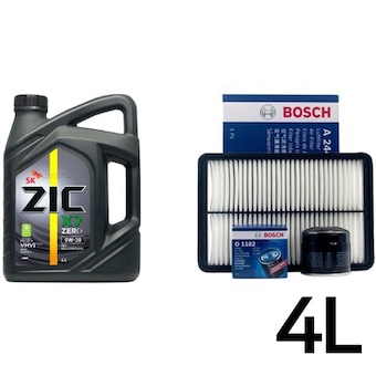 SK엔무브 지크 제로 X7 0W30 4L + 보쉬필터 르노 뉴 SM5 가솔린/LPG