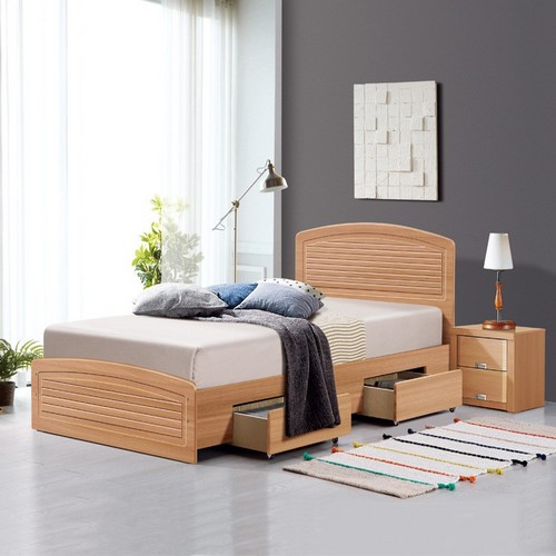 굿모닝침대 루바 서랍형 침대 S (단면본넬스프링)