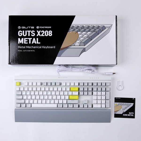 몬스타 가츠 X208 METAL 기계식 (적축)_이미지