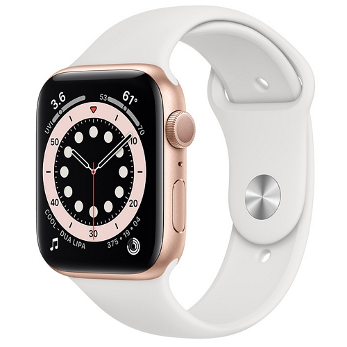 APPLE 워치 시리즈6 40mm 골드 알루미늄 (스포츠밴드)_이미지