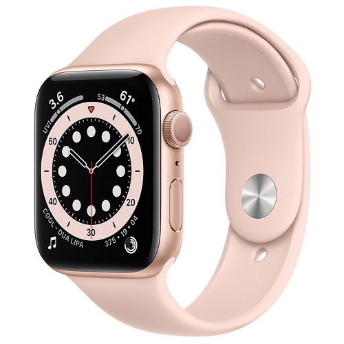 APPLE 워치 시리즈6 40mm 골드 알루미늄 (스포츠밴드)_이미지