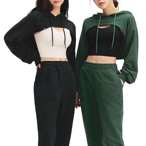 젝시믹스 레이어드 후드 맨투맨 XA5440G_이미지
