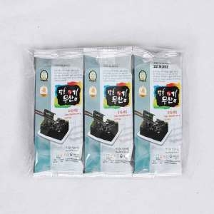 장흥무산김 3단 도시락김 9절 10매입 3봉 해바리기유