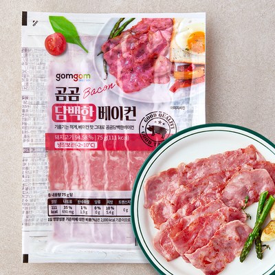사조오양 곰곰 담백한 베이컨 75g이미지입니다. 누르면 해당 게시물로 새창이동합니다.