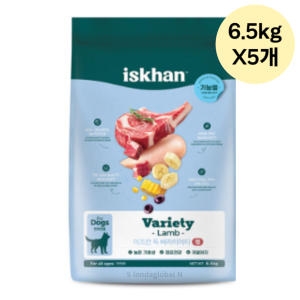 이즈칸 독 버라이어티 램 6.5kg (5개)_이미지