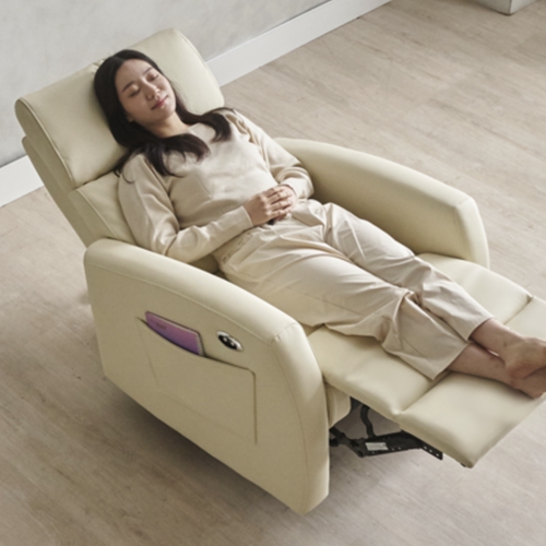 에보니아 아벨 이지클린 가죽 리클라이너 1인용_이미지