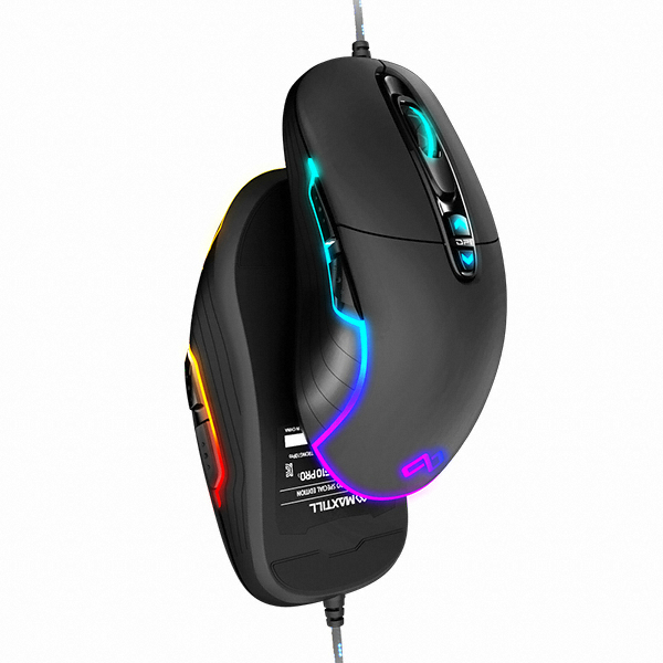 MAXTILL TRON G10PRO reborn 3330 RGB 게이밍 마우스 (화이트)_이미지