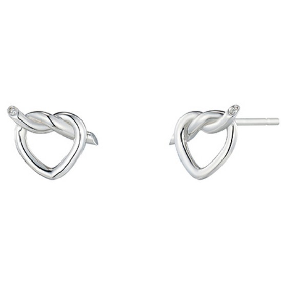 스톤헨지 LOVE KNOT 실버테일 실버 귀걸이 F0283_이미지