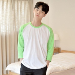 교복몰 RGNQ1Q55 형광 7부 나그랑 티셔츠 4컬러 남여공용_이미지