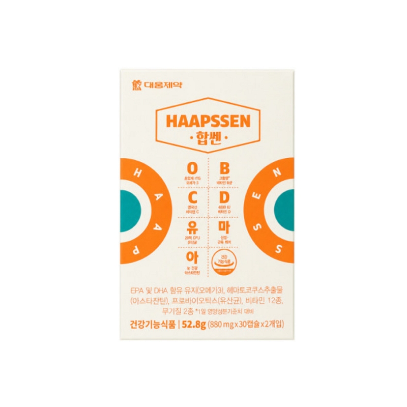 대웅제약 합쎈 60정이미지입니다. 누르면 해당 게시물로 새창이동합니다.