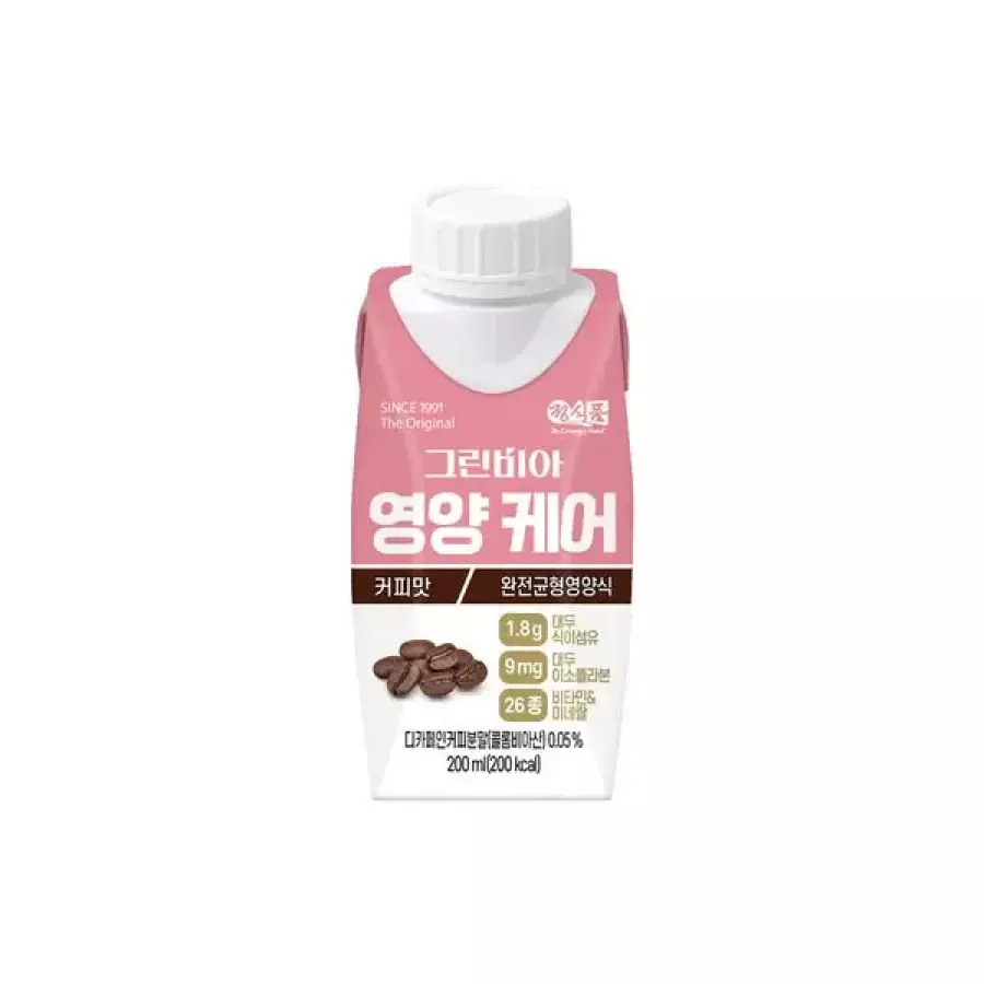 그린비아 영양 케어 커피맛 완전균형영양식 200ml