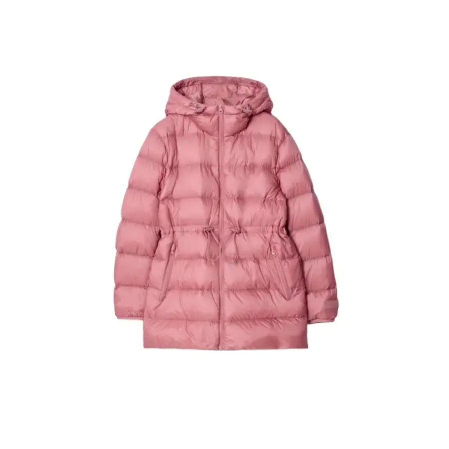 버버리 뉴 ASPEN 드로스트링 여성 구스 패딩 점퍼 ANTIQUE ROSE 81115471