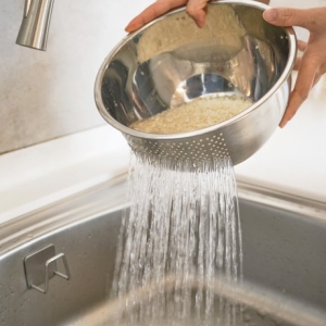 생활살림 스텐 믹싱볼 야채 쌀씻는도구 타공 채반 멀티 세척볼