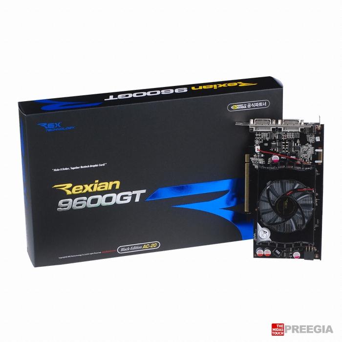 Rextech 지포스 9600GT Rexian Black Edition 512MB AC20_이미지