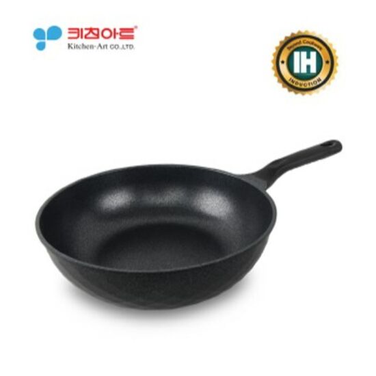 키친아트 꼬뜨 실버 IH 궁중팬 (30cm)_이미지