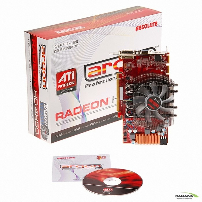 앱코 라데온 HD 4850 argon HDMI D3 512MB VF2000_이미지