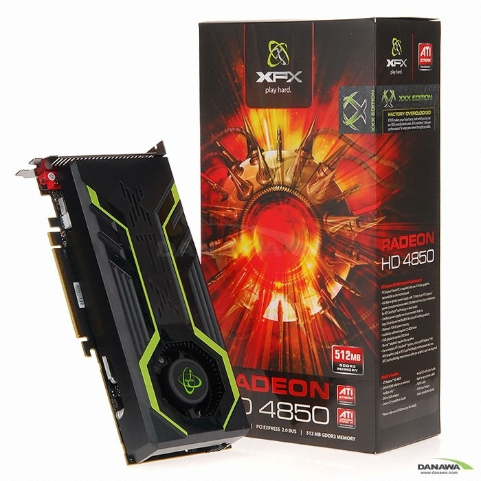 XFX �󵥿� HD 4850 Ʈ����X Edition D3 512MB C9