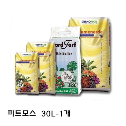 베란다레시피 피트모스30L  짱짱마켓  피트모스30L 1개 조경자재 토양개량제 분갈이흙_이미지