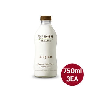 매일유업 상하목장 유기농 우유 750ml (3개)_이미지