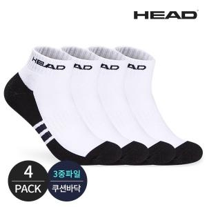 헤드 헤드 헤드 남성 스포츠파일 링글포인트 발목양말 4P_WHGY_이미지