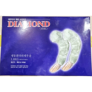 그램원 다이아몬드새우 냉동 흰다리새우살 31/40 1.8kg [1개]