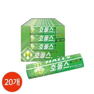 호올스 HALLS 캔디 라임향 27.9g x20개/홀스 사탕_이미지