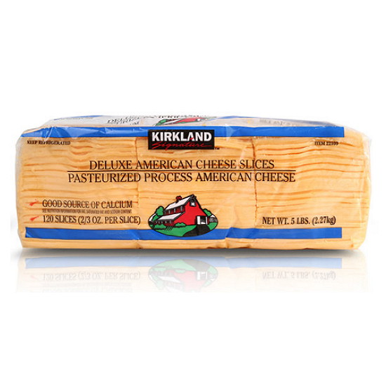 코스트코 커클랜드 시그니춰 아메리칸 치즈 120매입 2.27kg (1개)_이미지