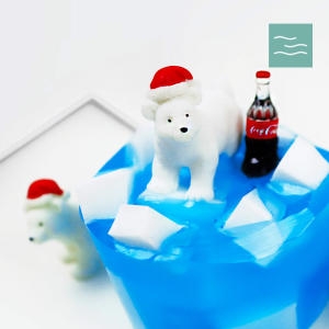  3인용 북극곰 피규어 비누 만들기 KIT