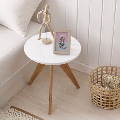 앳홈 원형 미니 테이블 겸 협탁 400_이미지