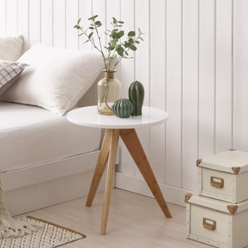 앳홈 원형 미니 테이블 겸 협탁 400_이미지