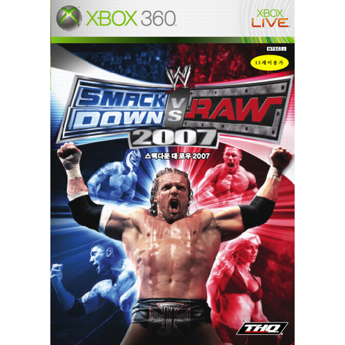 THQ WWE 스맥다운 대 로우 2007 XBOX360