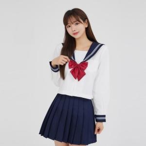 교복몰 JHORS1P9_51 플리츠 세라복 세트 긴팔