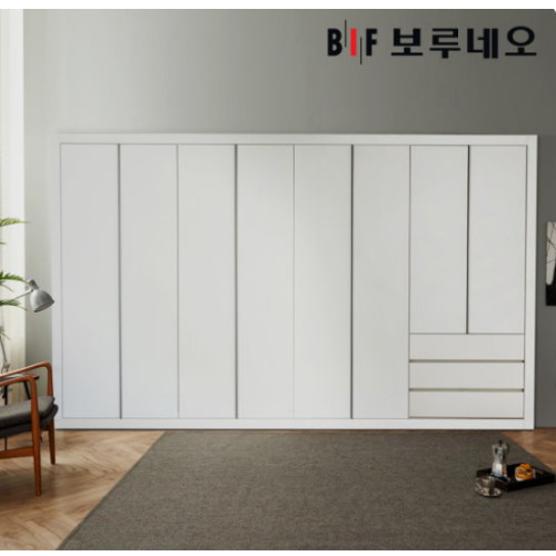 BIF보루네오 네오 3단서랍 여닫이 붙박이장이미지입니다. 누르면 해당 게시물로 새창이동합니다.