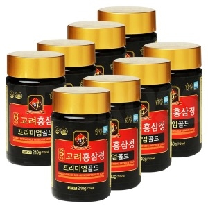 대한홍삼진흥공사 고려 6년근 홍삼정 프리미엄 골드 240g (8개)_이미지