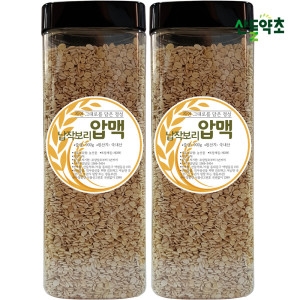 산들약초 국산 압맥 900gx2통 납작보리쌀 잡곡 햇보릿쌀