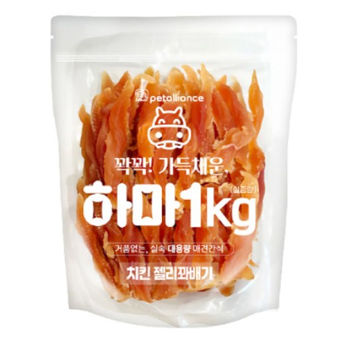 펫얼라이언스 하마 치킨젤리꽈배기 1kg (1개)_이미지